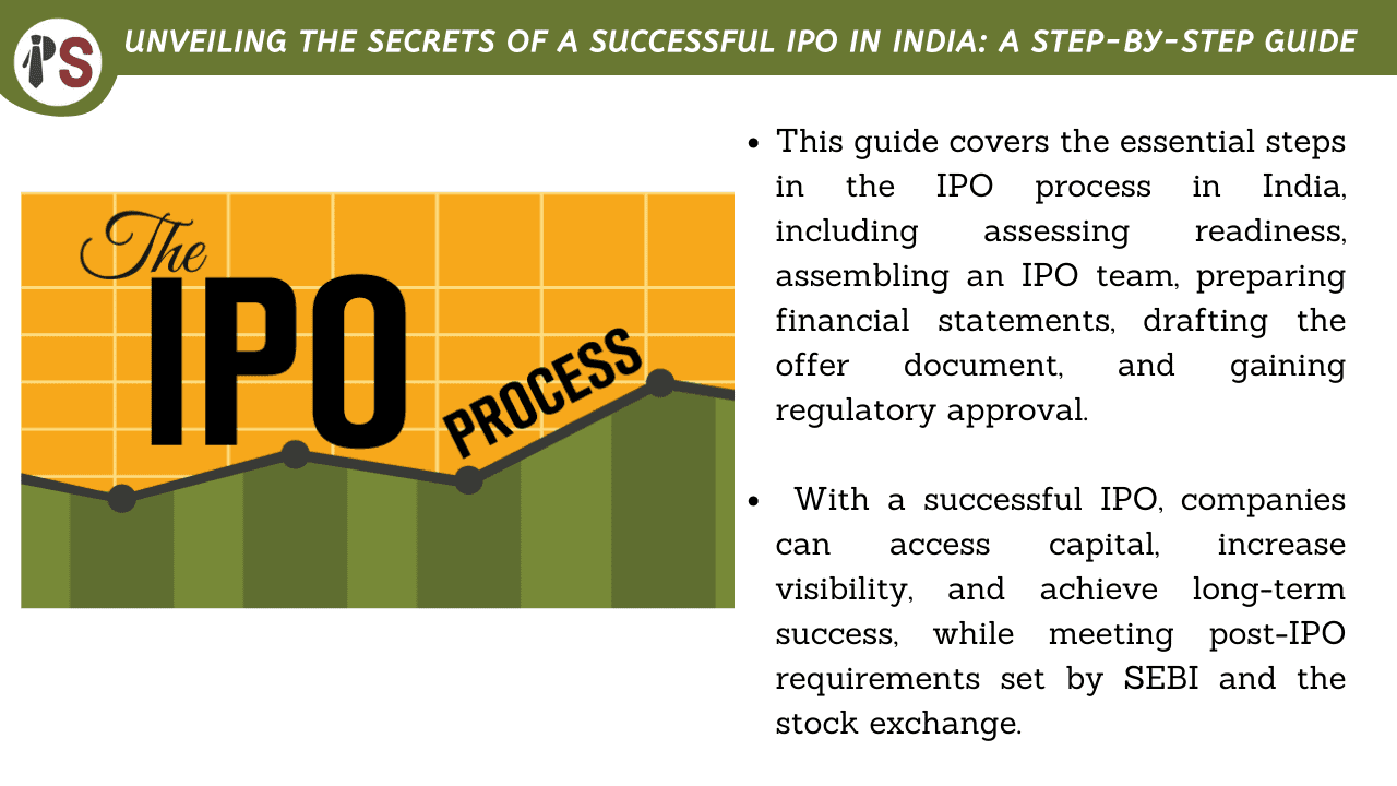 Unveiling the Secrets of a Successful IPO in India: A Step-by-Step Guide